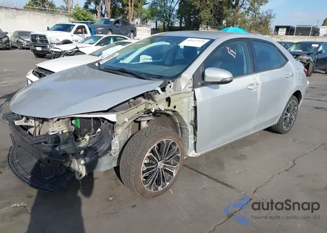 2015 Toyota Corolla S Plus from USA, damaged, VIN 5YFBURHE2FP348172